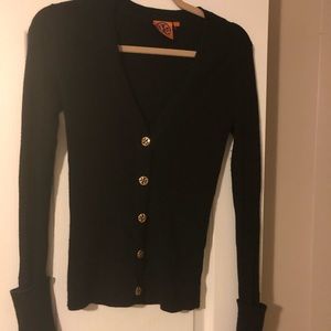 Tory Burch Black sweater cardigan